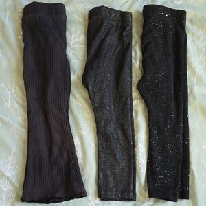 Jumping Beans Black and Gray Kids Leggings Set